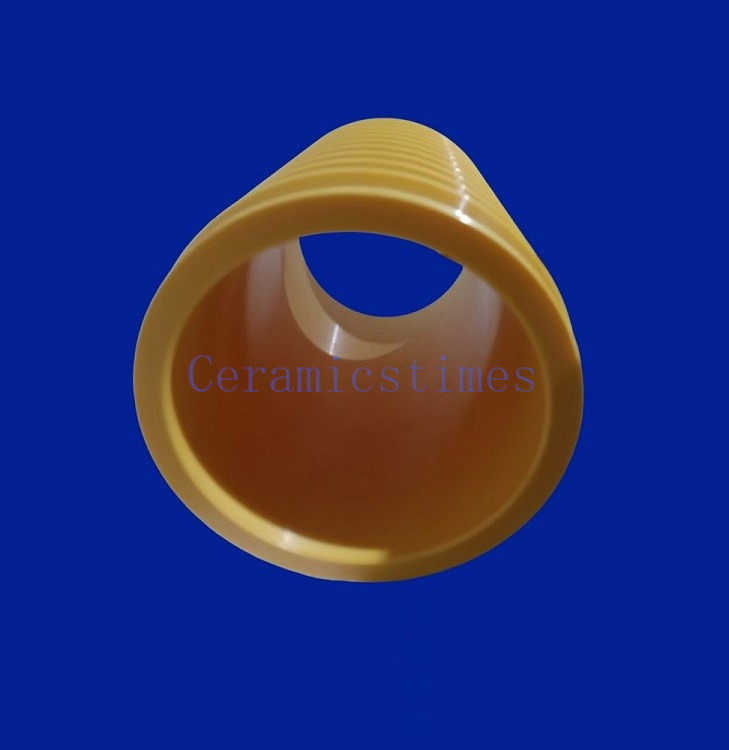 Yellow Zirconia Ceramic Tube
